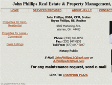 Tablet Screenshot of johnphillipsllc.com